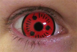 Lentes de contato Sharingan
